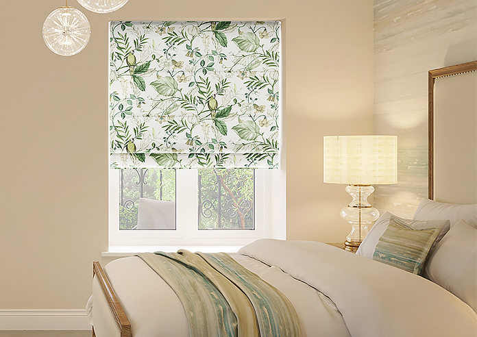 Iquitos, Lush Green - Twist&Fit Roman Blind - Image 3